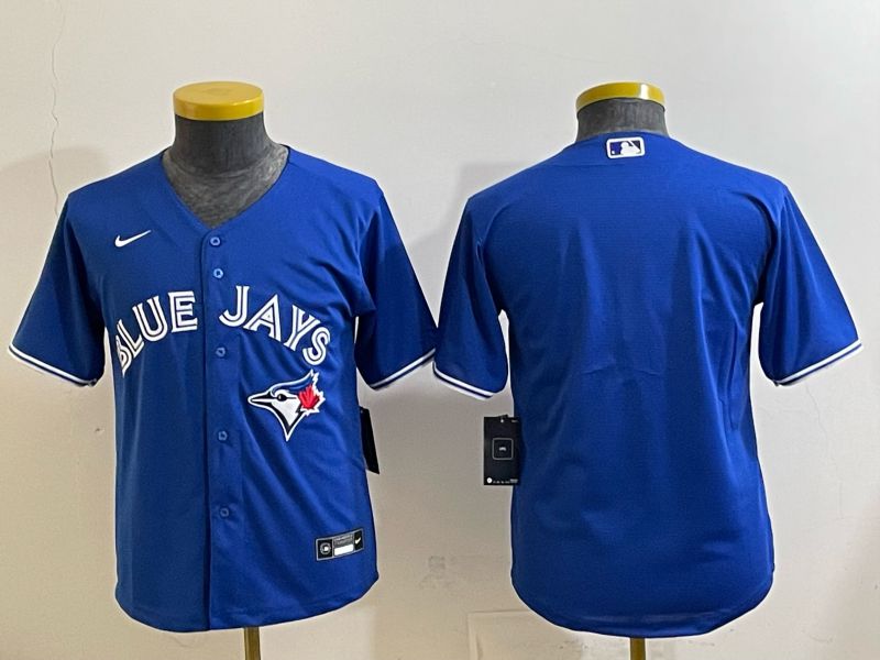Youth 2025 Nike Toronto Blue Jays Blank blue Game MLB Jersey 01->youth mlb jersey->Youth Jersey